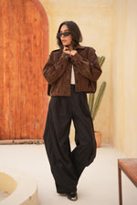 Load image into Gallery viewer, Chic Autumn Look Brown Jacket
