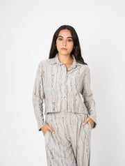 Ash Crinkle Co-Ord Set